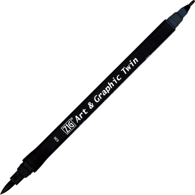 Zig Art & Graphic Twin Marker Çizim Kalemi 36 Deep Blue - 1