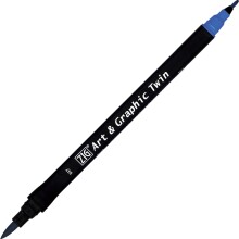 Zig Art & Graphic Twin Marker Çizim Kalemi 37 Persian Blue - Zig