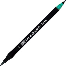 Zig Art & Graphic Twin Marker Çizim Kalemi 54 Turquoise Green - Zig