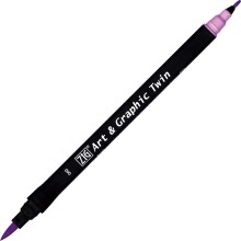 Zig Art & Graphic Twin Marker Çizim Kalemi 60 Light Violet - Zig