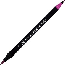 Zig Art & Graphic Twin Marker Çizim Kalemi 61 Purple - Zig