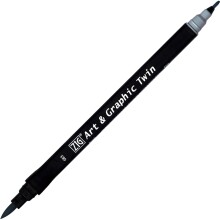 Zig Art & Graphic Twin Marker Çizim Kalemi 83 Blue Gray - Zig