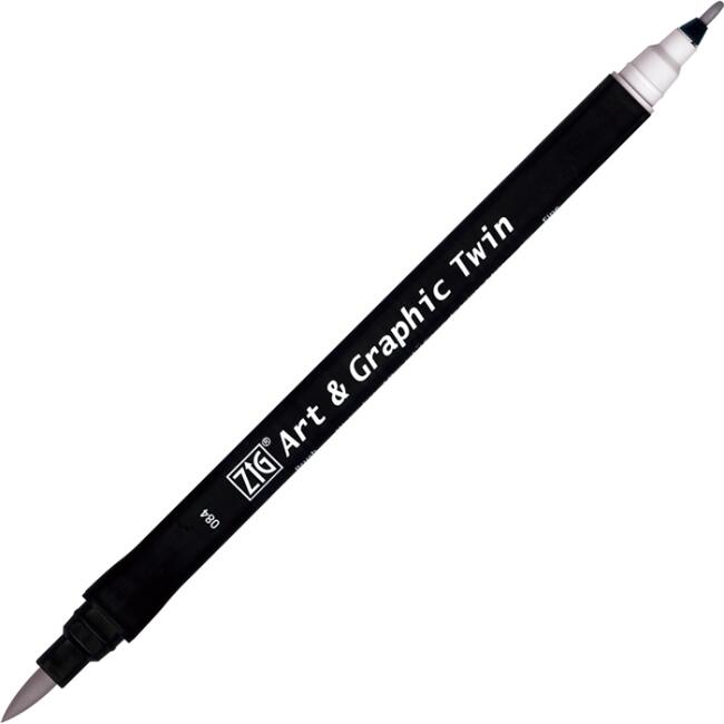 Zig Art & Graphic Twin Marker Çizim Kalemi 84 Pale Gray - 1