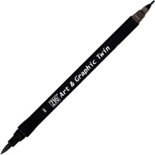 Zig Art & Graphic Twin Marker Çizim Kalemi 890 Natural Gray - Zig