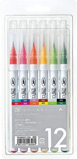 Zig Clean Colour Fırça Uçlu 12’li Set - 4