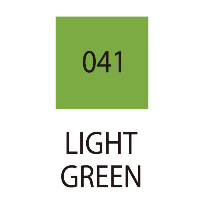 Zig Fabricolor TC-4000 Twin Çift Uçlu Kumaş Kalemi 041 Light Green - 2