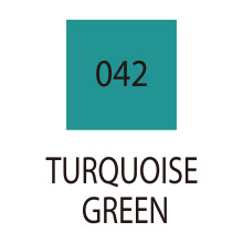 Zig Fabricolor TC-4000 Twin Çift Uçlu Kumaş Kalemi 042 Turquoise Green - ZIG (1)