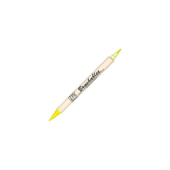 Zig Fırça Uçlu Keçeli Kalem MS-7700 050 Pure Yellow - 1