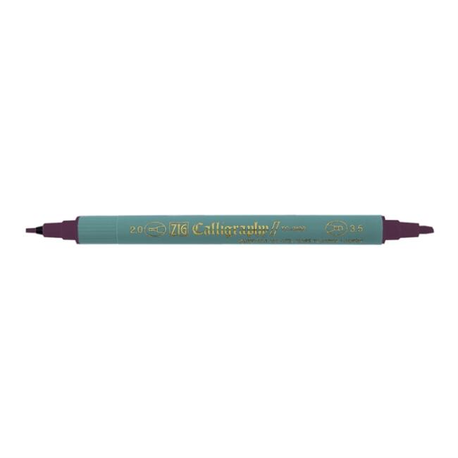 Zig Kaligrafi Kalemi Çift Uçlu TC-3100 82 Purple - 1