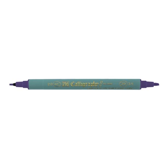 Zig Kaligrafi Kalemi Çift Uçlu TC-3100 80 Violet - 1