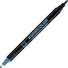 Zig Kurecolor Fine&Brush For Manga Çift Taraflı Kalem 367 Dull Blue - Zig