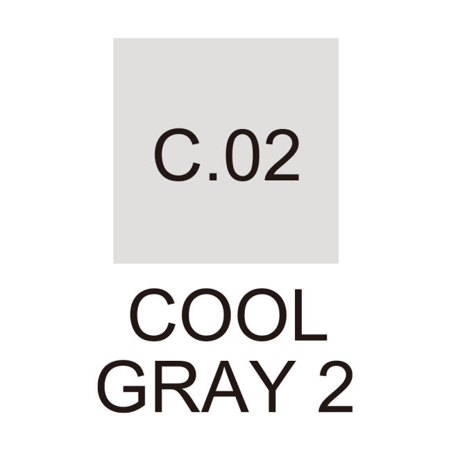 Zig Kurecolor Fine&Brush For Manga Çift Taraflı Kalem C,02 Cool Gray 2 - 2