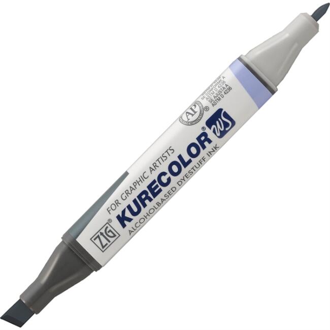 Zig Kurecolor KC-3000 Twin Marker - Pale Gray - 821 - 1