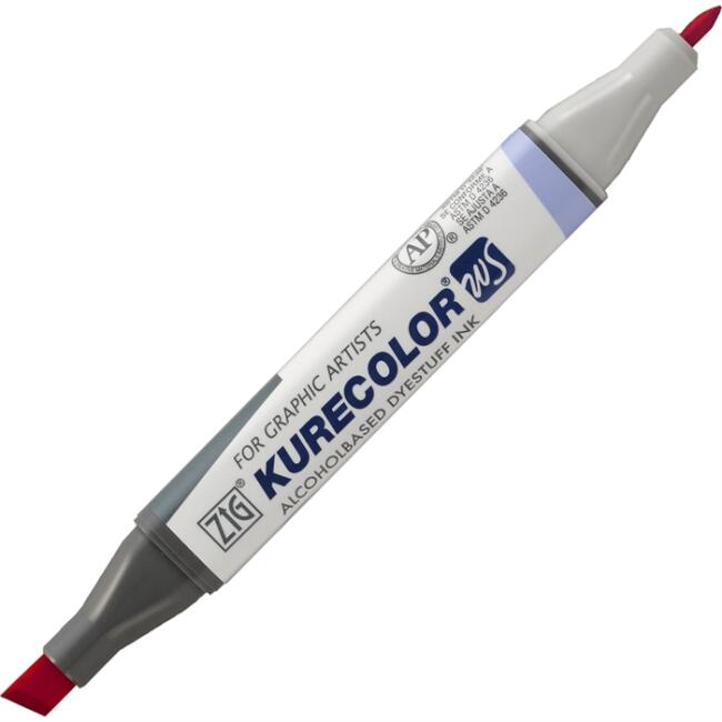 Zig Kurecolor KC-3000 Twin S Marker Kalem 266 Wine Red - 1