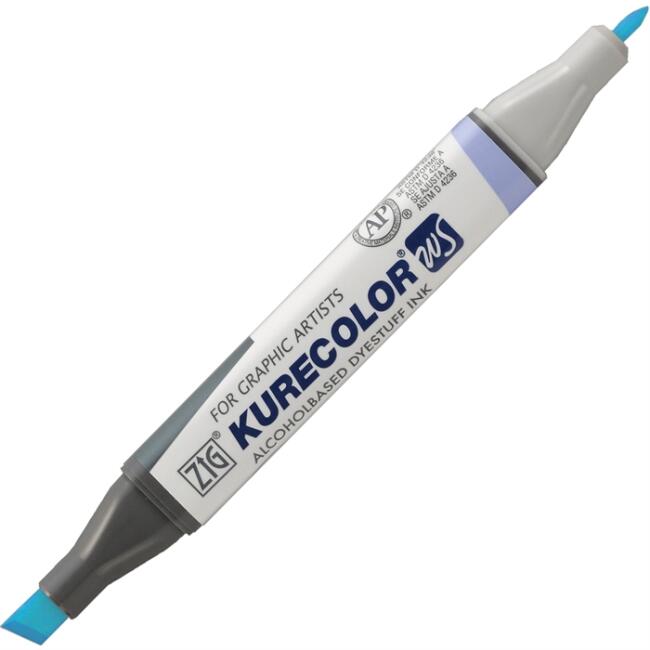 Zig Kurecolor KC-3000 Twin S Marker Kalem 303 Light Blue Green - 3