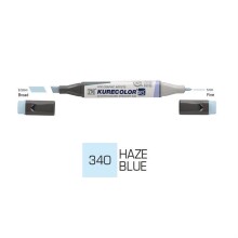 Zig Kurecolor KC-3000 Twin S Marker Kalem 340 Haze Blue - Zig