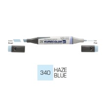 Zig Kurecolor KC-3000 Twin S Marker Kalem 340 Haze Blue - Zig (1)