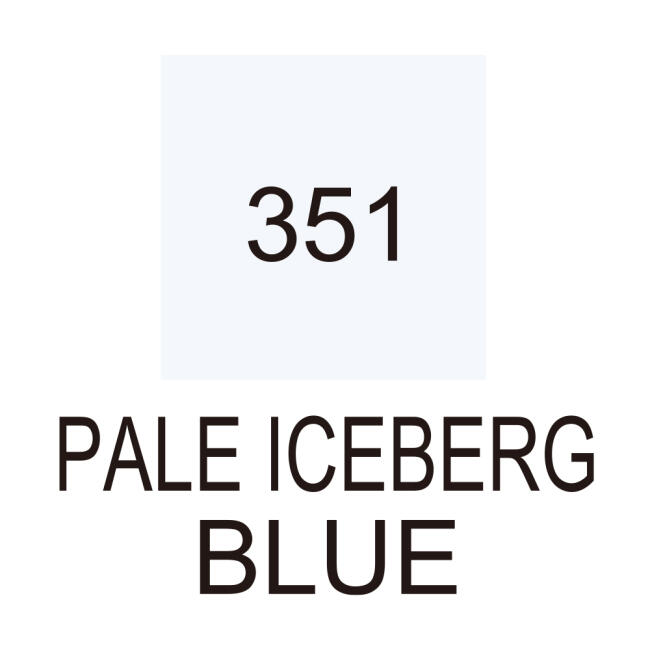 Zig Kurecolor KC-3000 Twin S Marker Kalem 351 Pale Iceberg Blue - 2