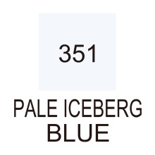 Zig Kurecolor KC-3000 Twin S Marker Kalem 351 Pale Iceberg Blue - Zig (1)