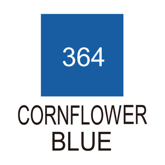 Zig Kurecolor KC-3000 Twin S Marker Kalem 364 Cornflower Blue - 2