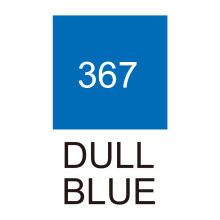Zig Kurecolor KC-3000 Twin S Marker Kalem 367 Dull Blue - Zig (1)
