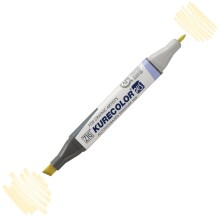 Zig Kurecolor KC-3000 Twin S Marker Kalem 421 Cream Yellow - Zig (1)