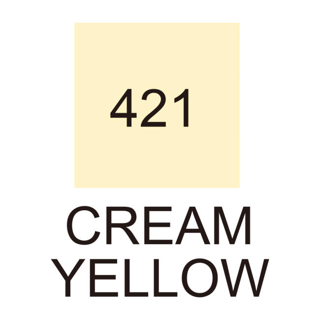 Zig Kurecolor KC-3000N Twin WS Çift Taraflı Grafik Marker Kalem Cream Yellow 422 - 2