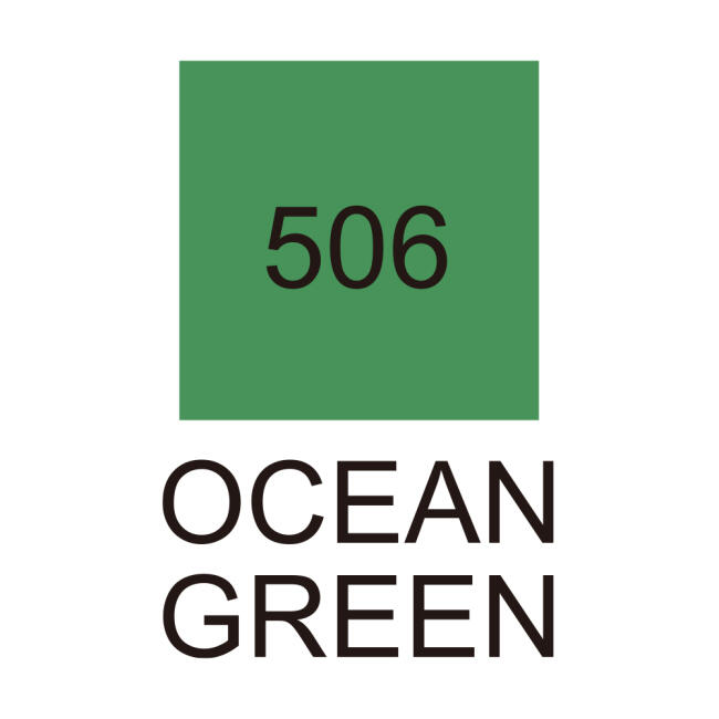 Zig Kurecolor KC-3000N Twin WS Çift Taraflı Grafik Marker Kalem Ocean Green 506 - 2