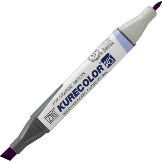 Zig Kurecolor KC-3000 Twin S Marker Kalem 609 Deep Violet - 1