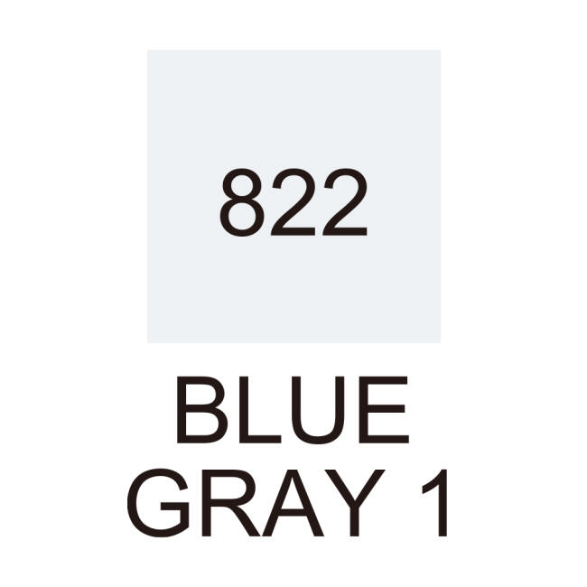 Zig Kurecolor KC-3000 Twin S Marker Kalem 822 Blue Gray 1 - 2