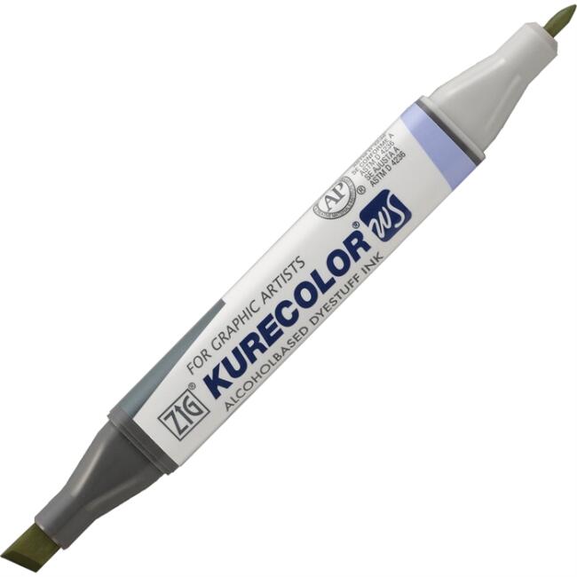 Zig Kurecolor KC-3000N Twin WS Çift Taraflı Grafik Marker Kalem Brick Beige 843 - 1