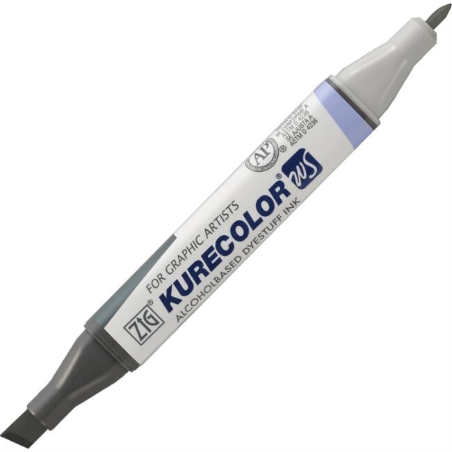 Zig Kurecolor KC-3000 Twin S Marker Kalem C02 Cool Gray 2 - 1