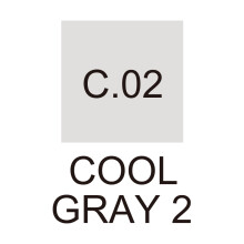Zig Kurecolor KC-3000 Twin S Marker Kalem C02 Cool Gray 2 - 2