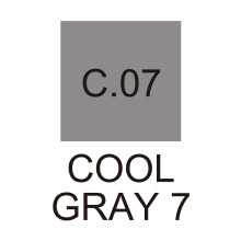 Zig Kurecolor KC-3000 Twin S Marker Kalem C07 Cool Gray 7 - 2