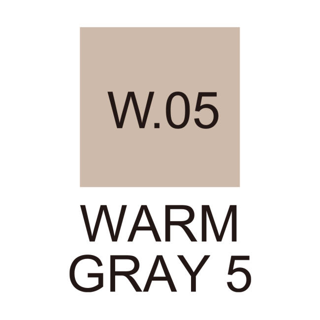 Zig Kurecolor KC-3000N Twin WS Çift Taraflı Grafik Marker Kalem Warm Gray 5 W05 - 2