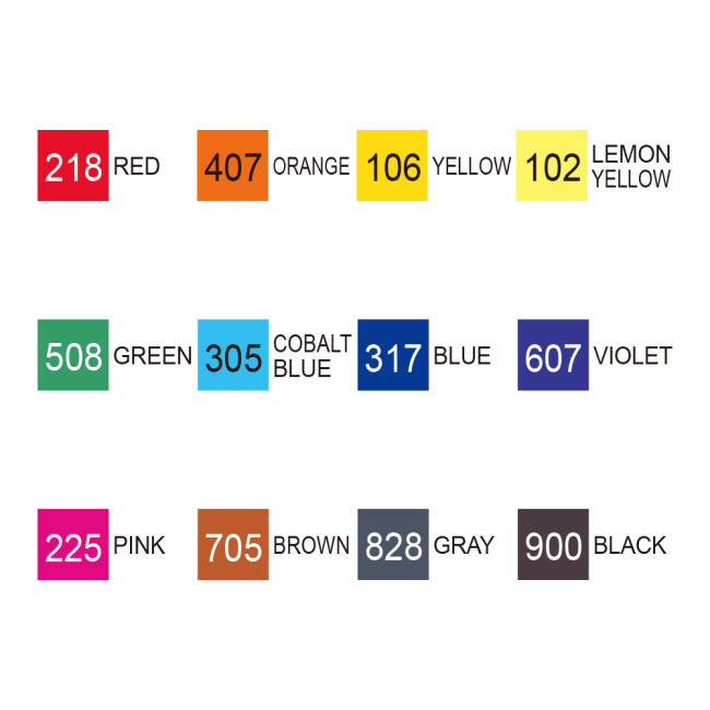 Zig Kurecolor Twin Ws 12’li Marker Seti Basic Colors - 2