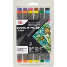 Zig Kurecolor Twin Ws 12’li Marker Seti Basic Colors - Zig