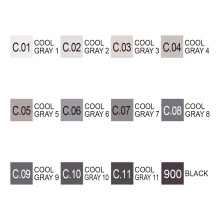 Zig Kurecolor Twin Ws 12’li Marker Seti Cool Grey Colors - Zig (1)