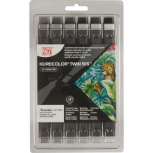 Zig Kurecolor Twin Ws 12’li Marker Seti Cool Grey Colors - Zig