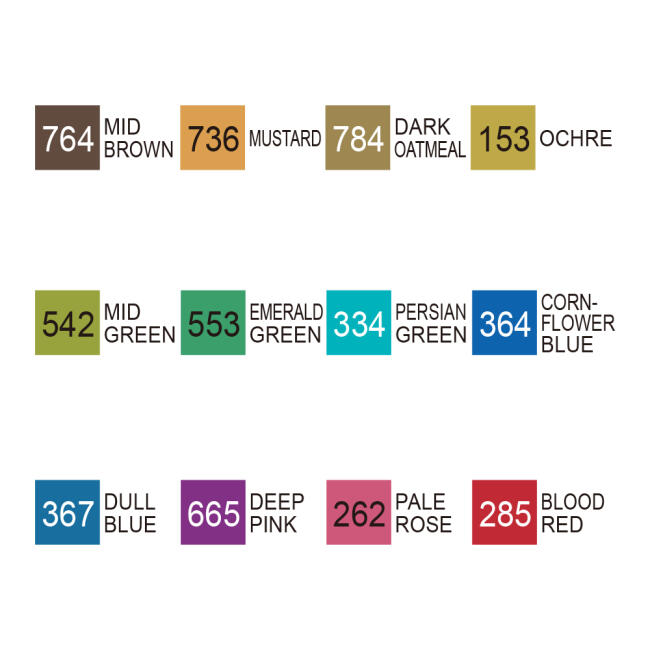 Zig Kurecolor Twin Ws 12’li Marker Seti Dull Colors - 2
