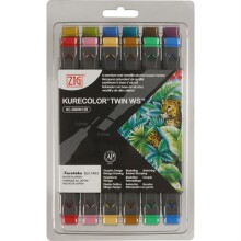 Zig Kurecolor Twin Ws 12’li Marker Seti Dull Colors - Zig