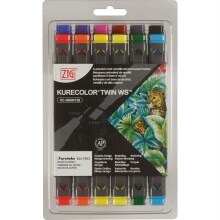 Zig Kurecolor Twin Ws 12’li Marker Seti Natural Colors - Zig