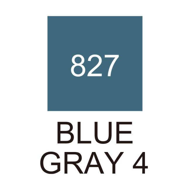 Zig Kurecoolor Mangaka Çift Uçlu Keçeli Kalem N:2200 Blue Gray 4 - 4