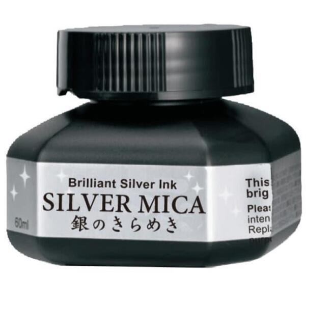 Zig Silver Mica Metalik Gümüş Mürekkep 60 ml - 1