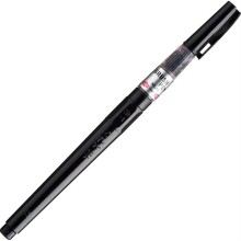Zig Su Hazneli Doldurulabilir Fırça Uçlu Kalem Siyah - 1