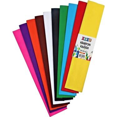 Zizu Krapon Kağıdı 5X200Cm Karısık 10Lu - 1